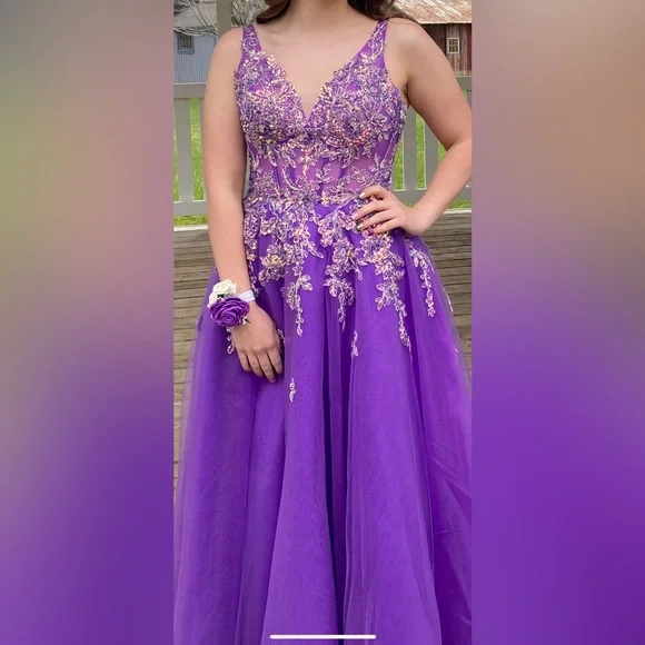 strapless open back dress Mori Lee Prom (47083) Spring 2024 main image 1